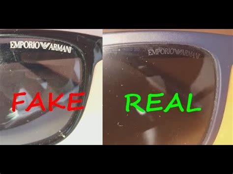 Emporio Armani Sunglasses real vs fake. How to spot  